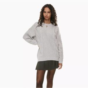 Sunday Best Peggy Sweater Heather Chrome